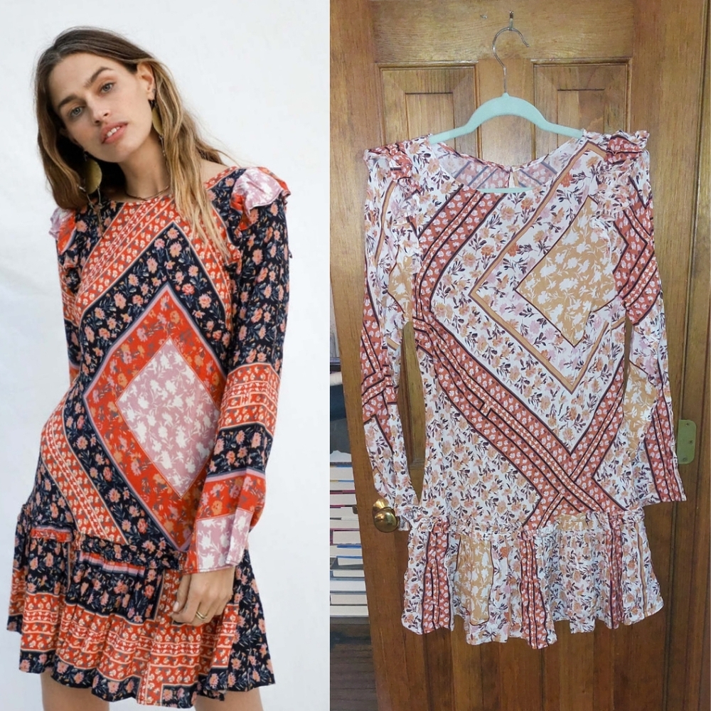 Jen's Pirate Booty Roma Lexicon Mini Boho Dress NWOT